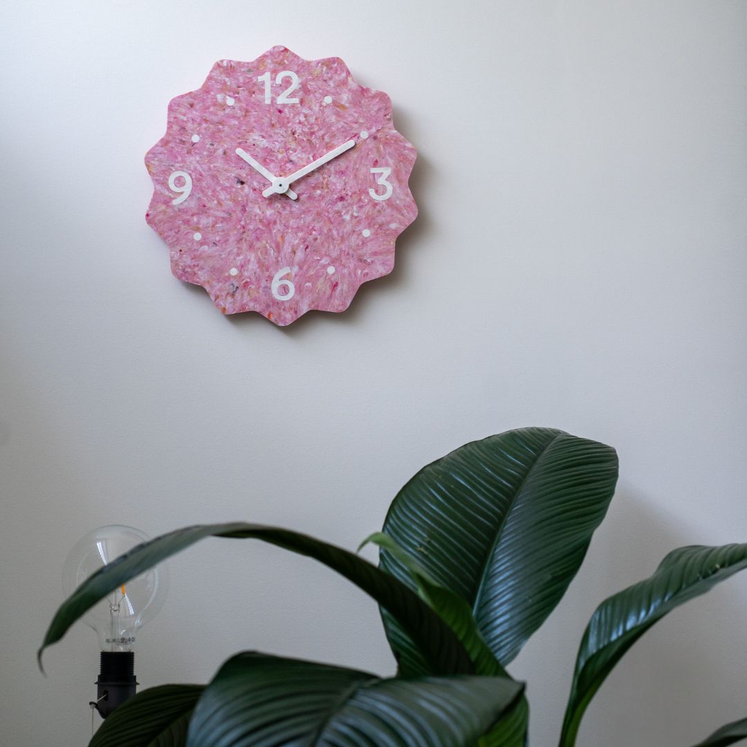 Limited Edition Recycled Plastic Wall Clock