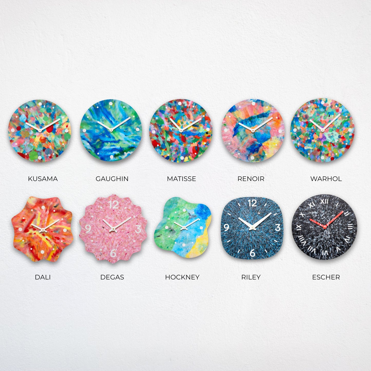 Limited Edition Recycled Plastic Wall Clock