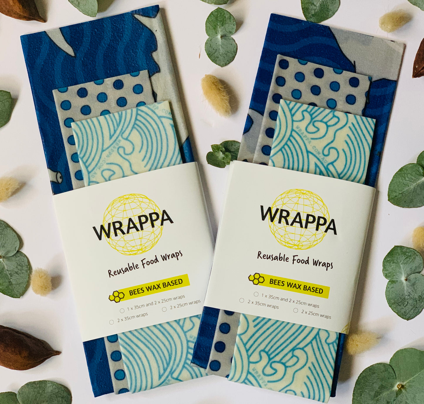 Reusable Beeswax Wraps 3 Pack - Banish