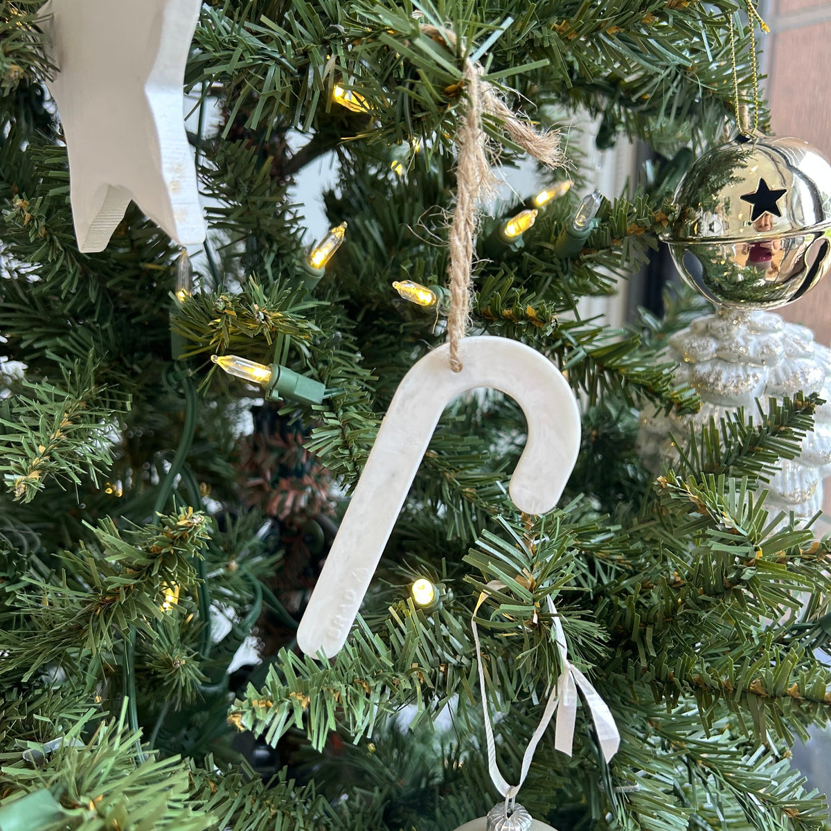 Recycled plastic Christmas decorations made from bottle top lids, made in Sydney