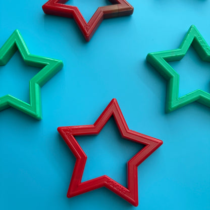 IMPERFECT Recycled Plastic Christmas Star Pack