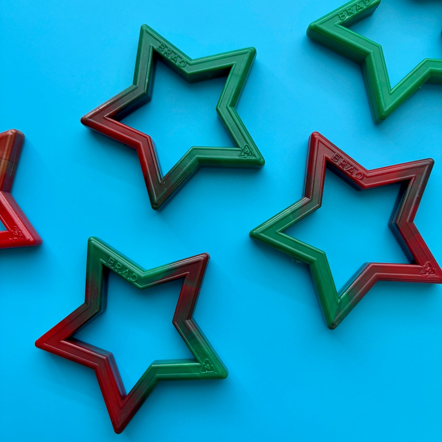 IMPERFECT Recycled Plastic Christmas Star Pack