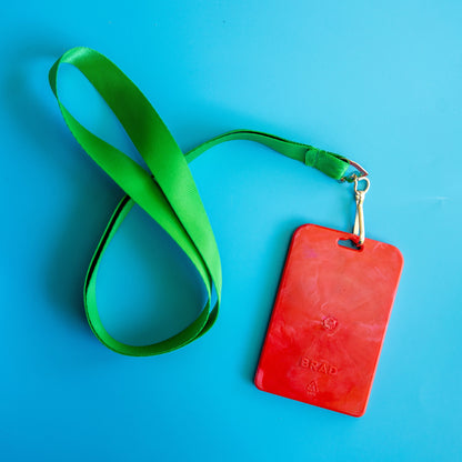 Recycled Plastic Lanyard Card Holder