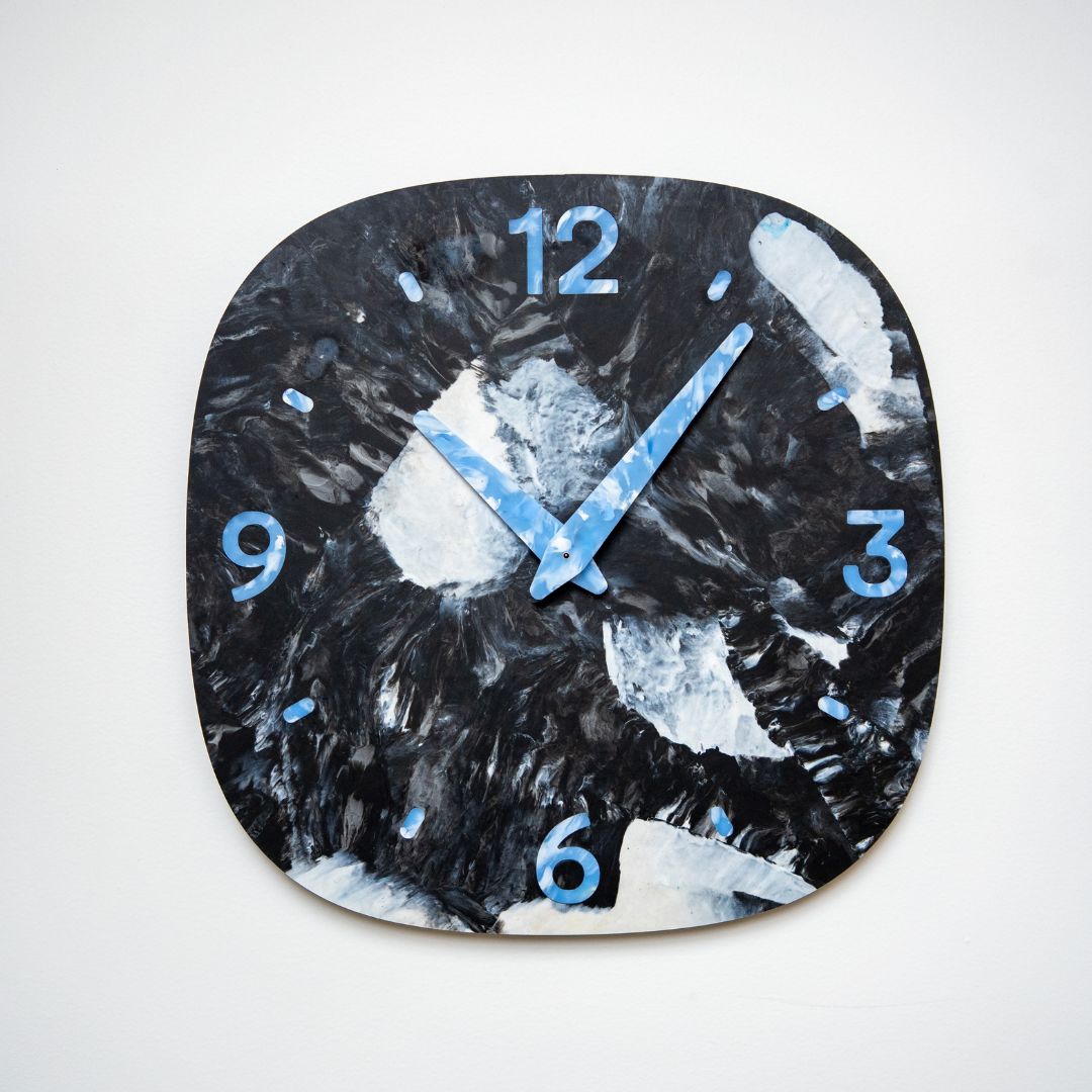 Limited Edition Recycled Plastic Wall Clock