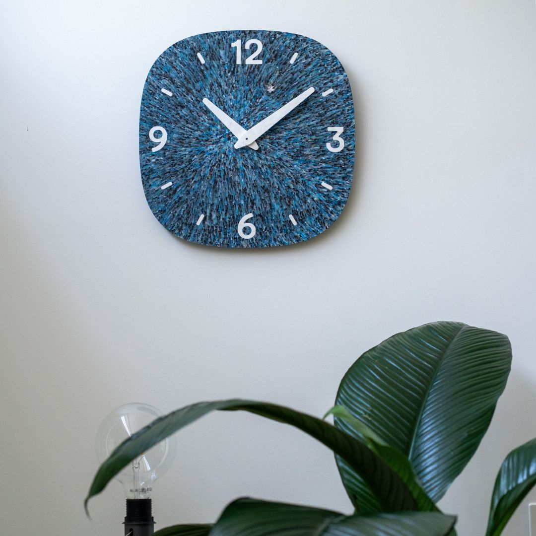 Limited Edition Recycled Plastic Wall Clock