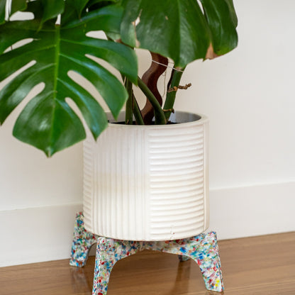 Tutti Frutti recycled plastic plant stands, Little Richard