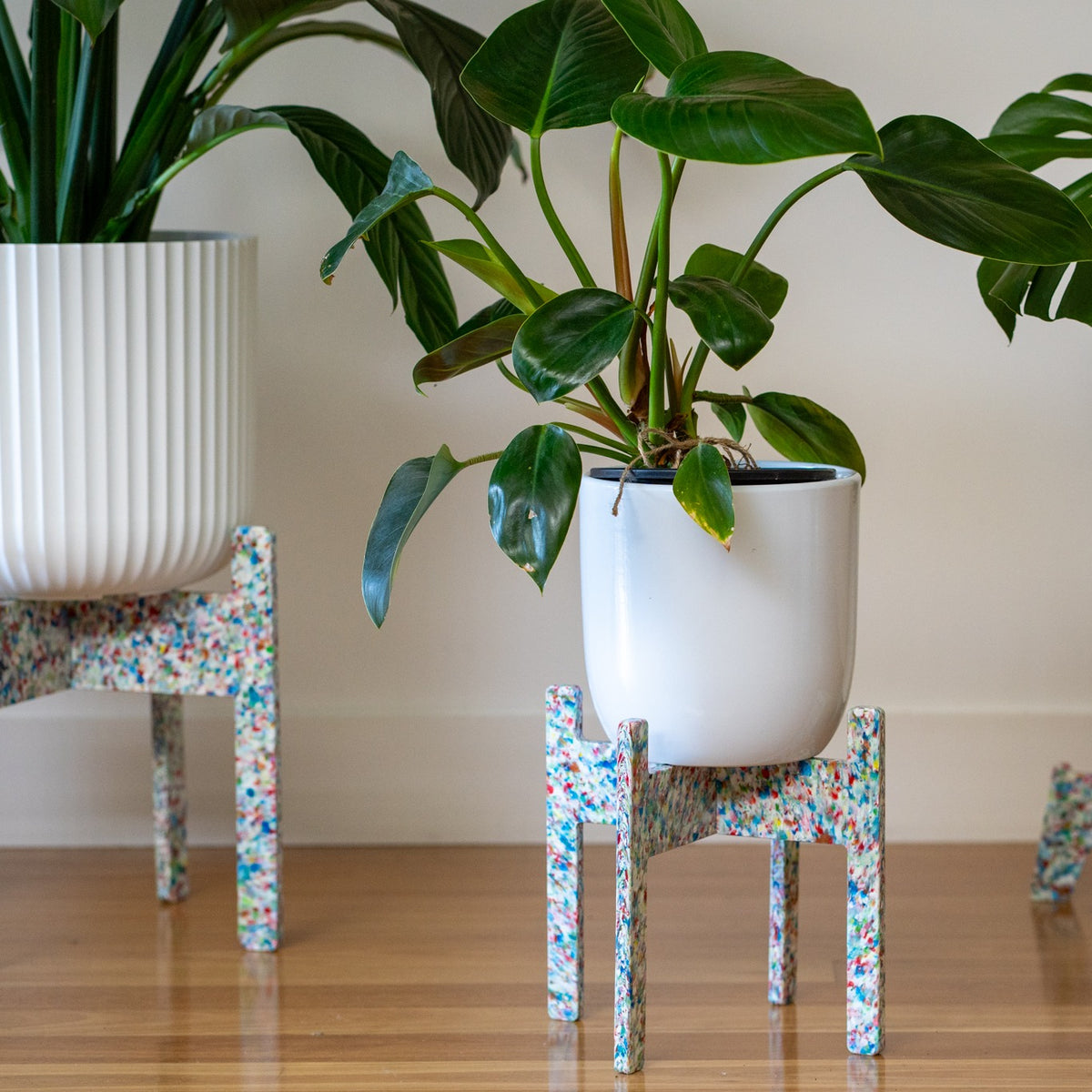 Tutti Frutti recycled plastic plant stands collection