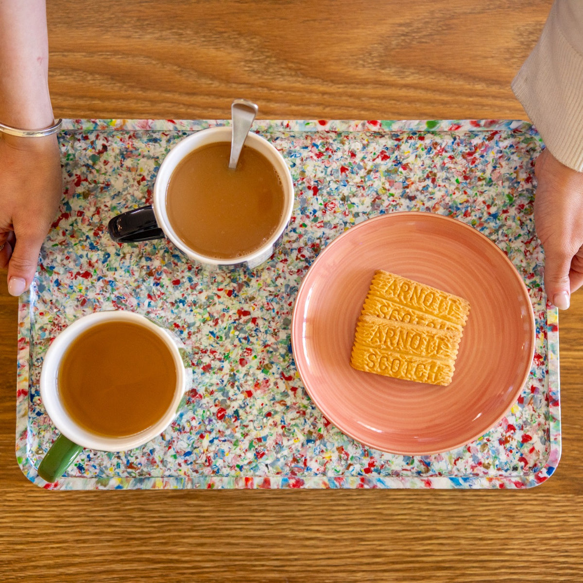Tutti Frutti recycled plastic serving tray