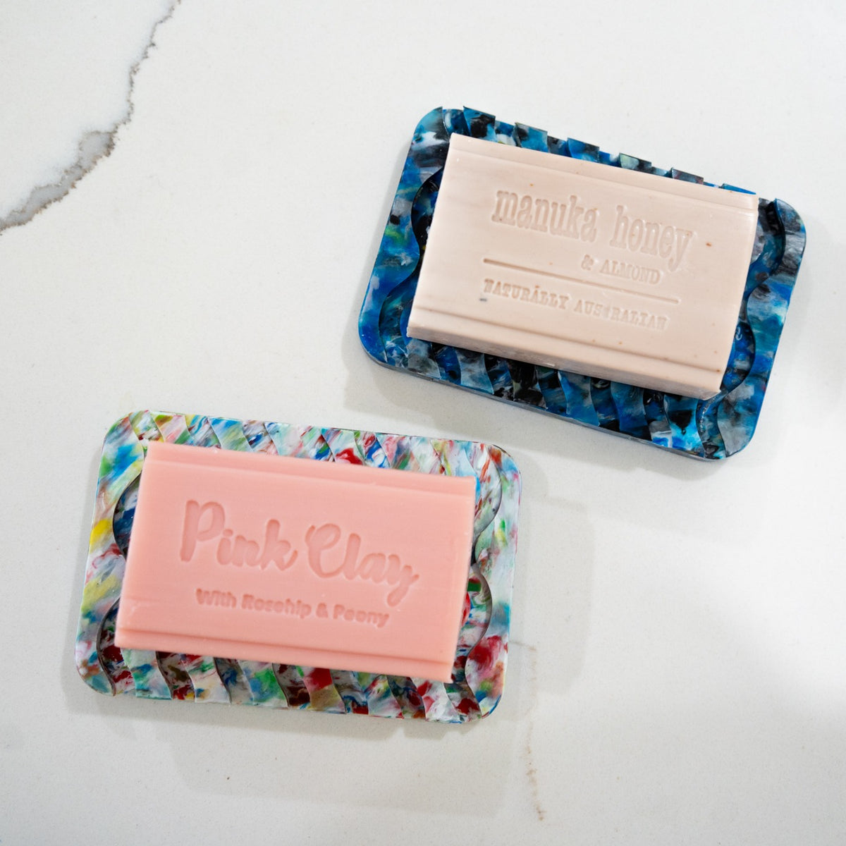 Tutti Frutti recycled plastic soap trays collection