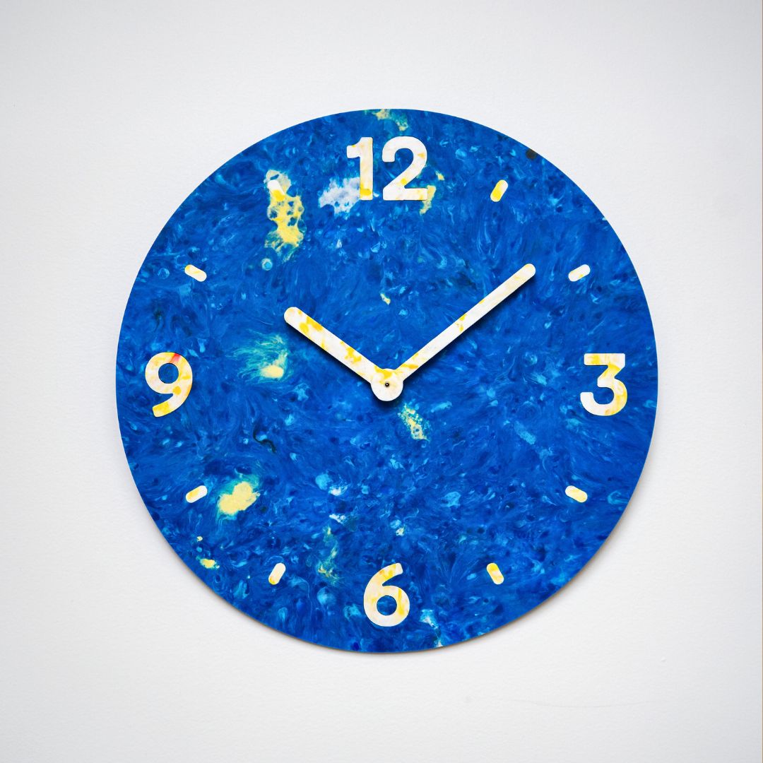 Limited Edition Recycled Plastic Wall Clock