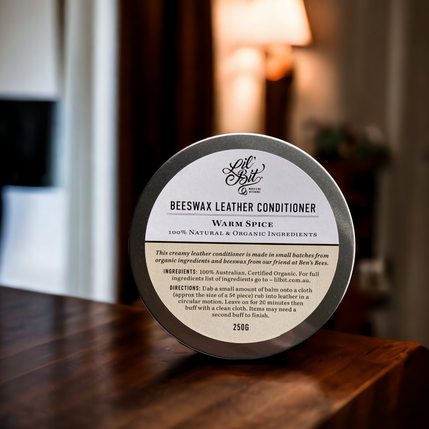 Warm Spice Beeswax Leather Conditioner 250g - Banish