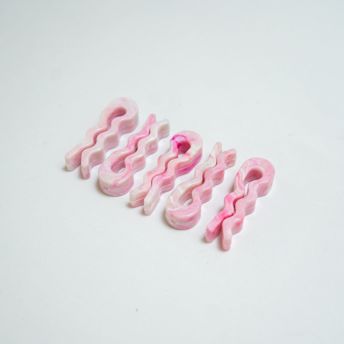 Recycled bag slides in Barbie Pink, 5-pack