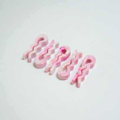 Recycled bag slides in Barbie Pink, 5-pack