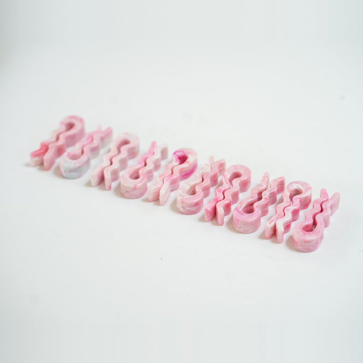 Recycled bag slides in Barbie Pink, 10-pack
