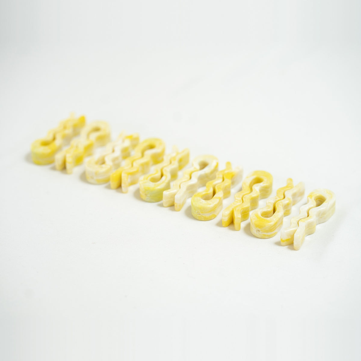 Recycled bag slides in Daisy Yellow, 10-pack
