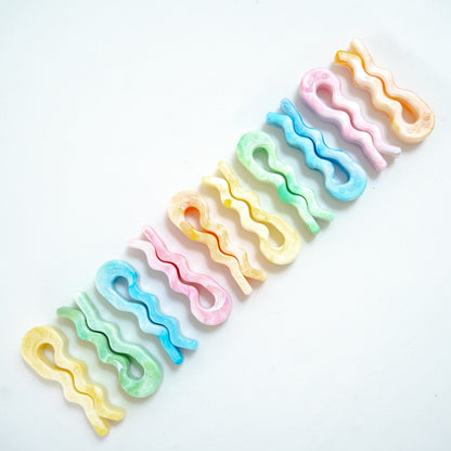 Recycled bag slides in mixed colours