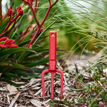 Kids Garden Fork made from recycled plastic, Chicky, additional view, Banish