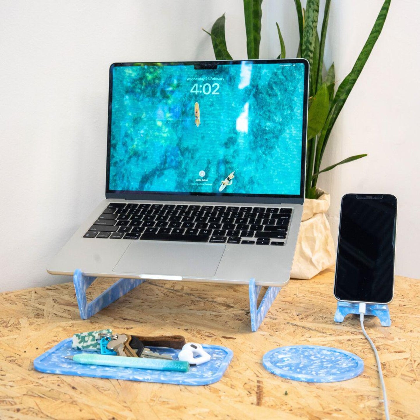 Recycled 4-Piece Desk Set