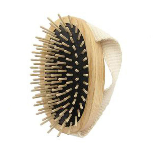 Oval Military Style Ash Wood Brush