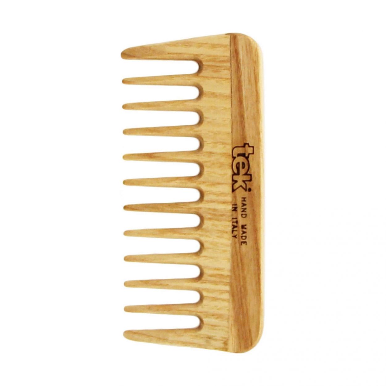 Pocket Ash Wood Comb with Wide Teeth