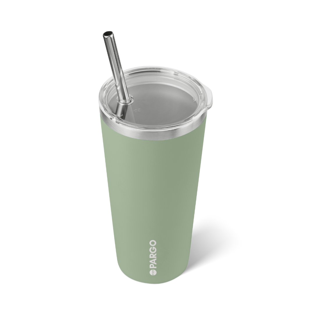 20oz Insulated Cup w/Stainless Straw