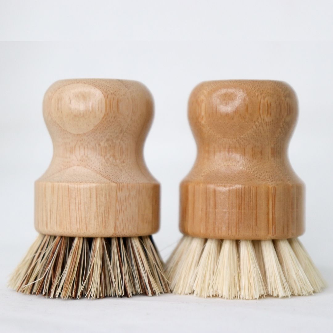 Short Bamboo Dish Brush  – 2 pack - Banish