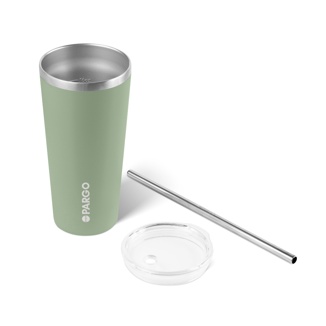 20oz Insulated Cup w/Stainless Straw