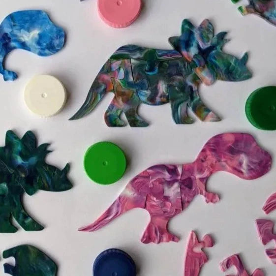 Recycled Plastic Dinosaur Puzzle