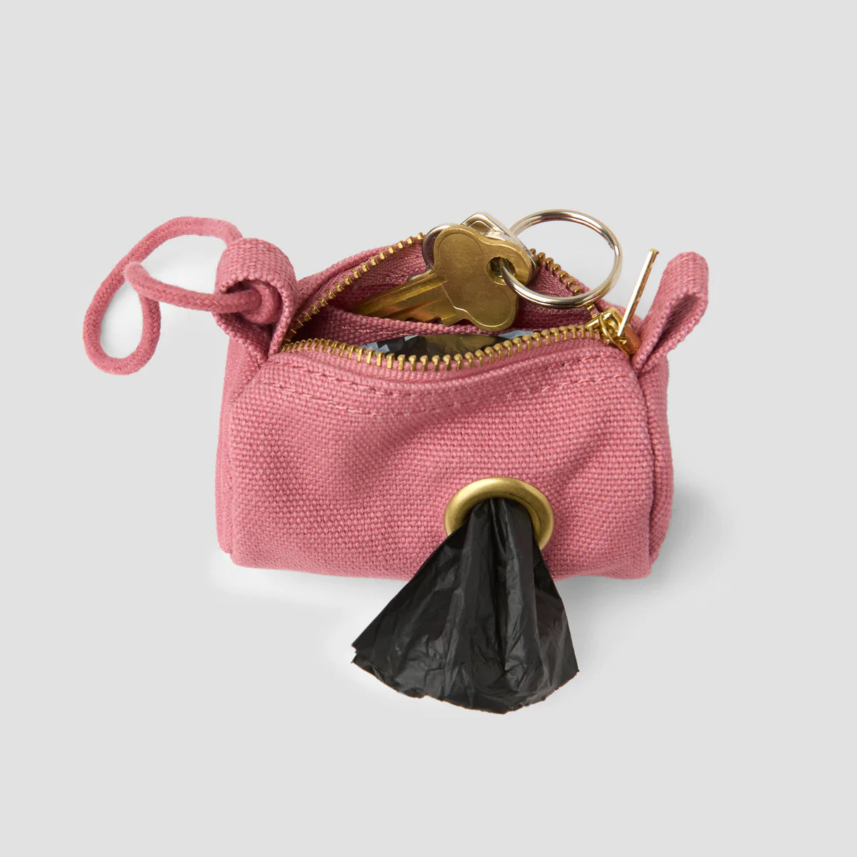 Organic Canvas Poo Bag Holder + Dog Poo Bags