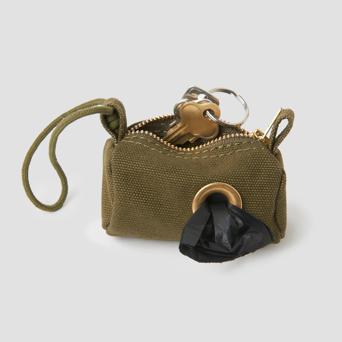 Organic Canvas Poo Bag Holder + Dog Poo Bags