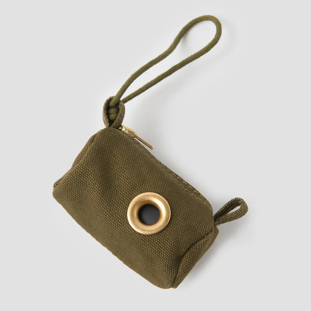 Organic Canvas Poo Bag Holder + Dog Poo Bags