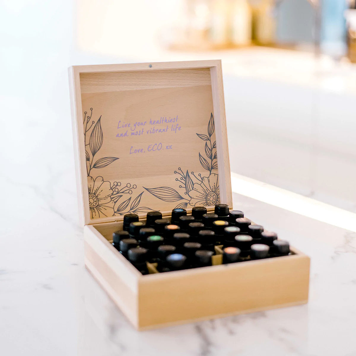 Wooden Essential Oil Box - Banish