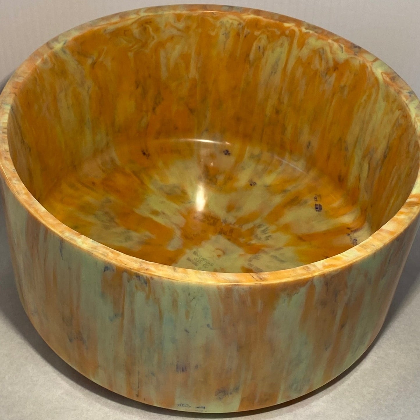 Large Round Bowl Made From Recycled Breadtags