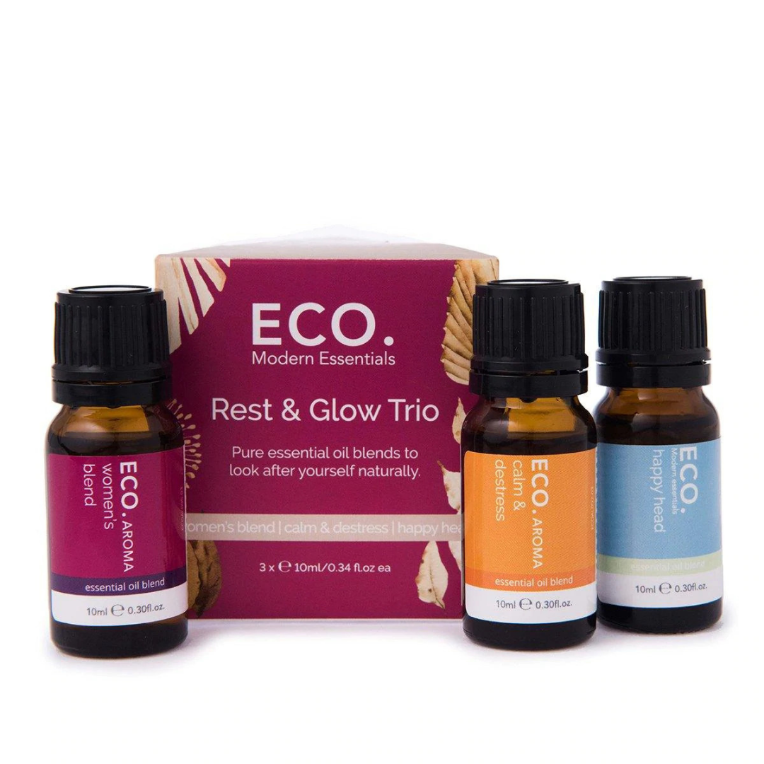 Eco. Modern Essential Rest & Glow Essential Oil Trio