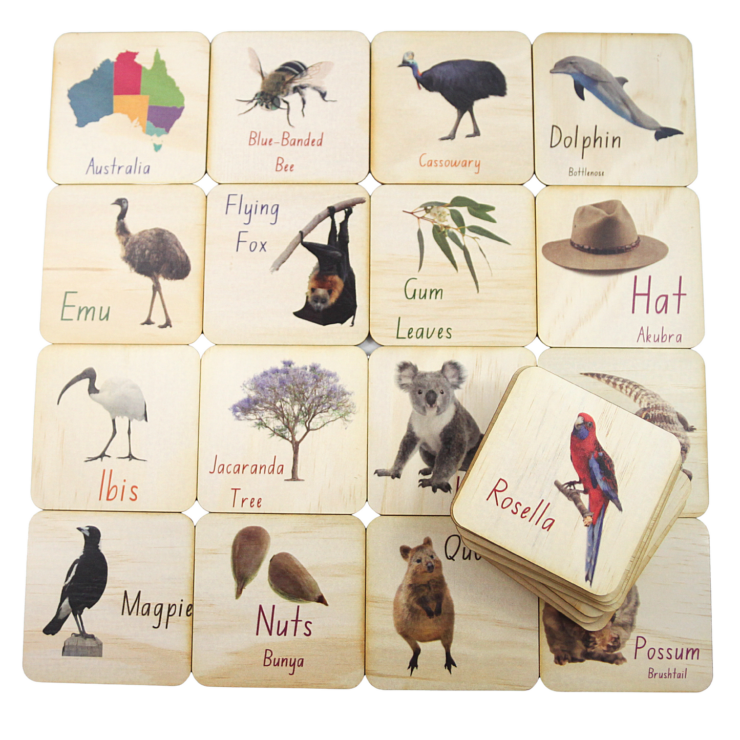 Australian Themed A to Z Tiles