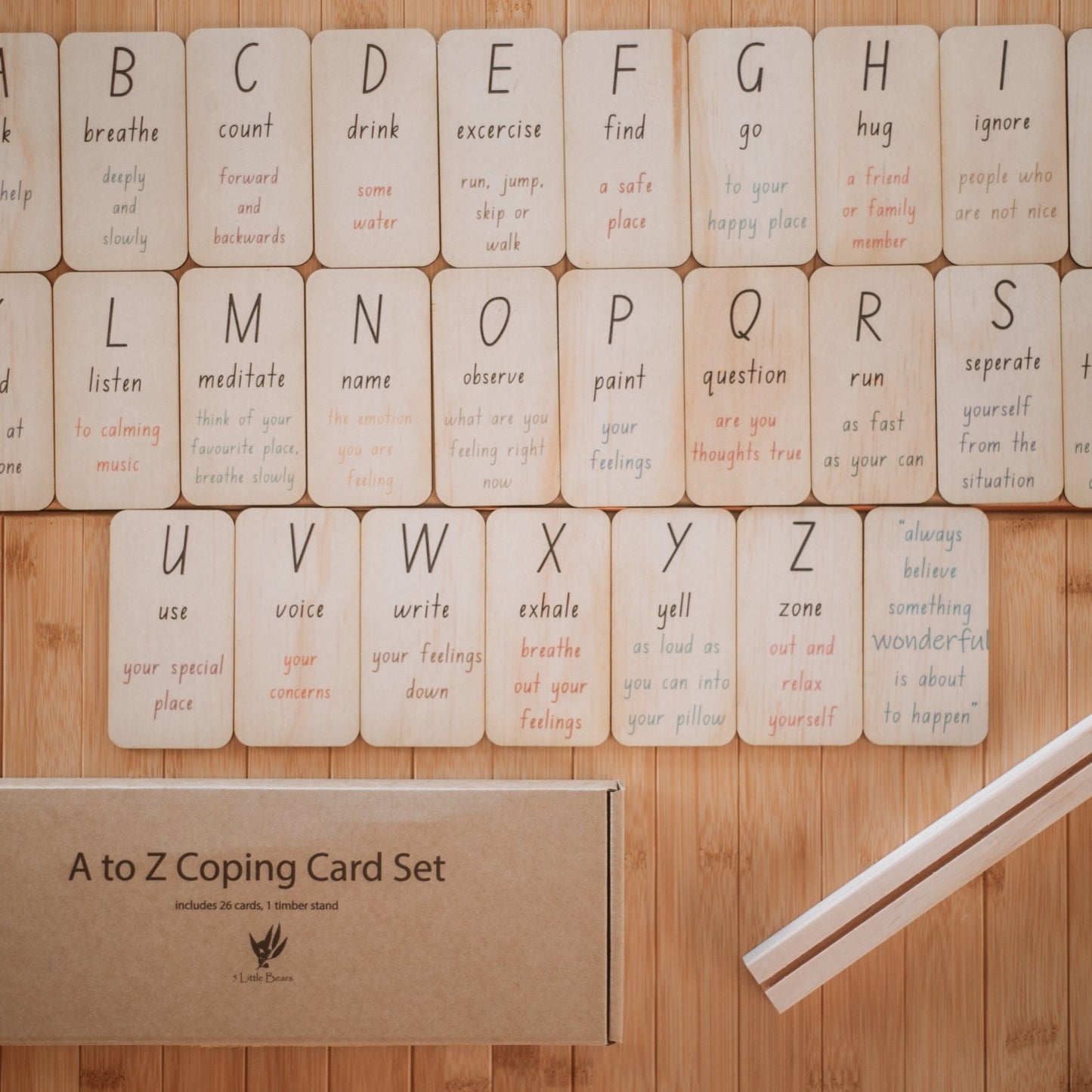 Coping A to Z Cards