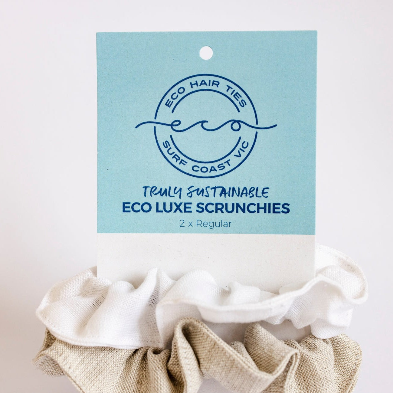 Eco Luxe Linen Hair Bands 2 Pack