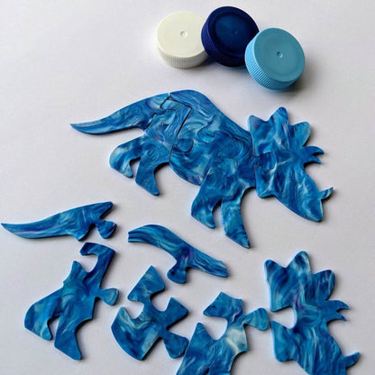 Recycled Plastic Dinosaur Puzzle