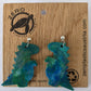Recycled Plastic Animal earring set - Dinosaur and Octopus