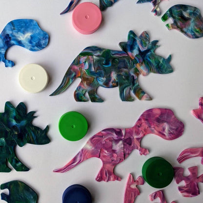 Recycled Plastic Dinosaur Puzzle