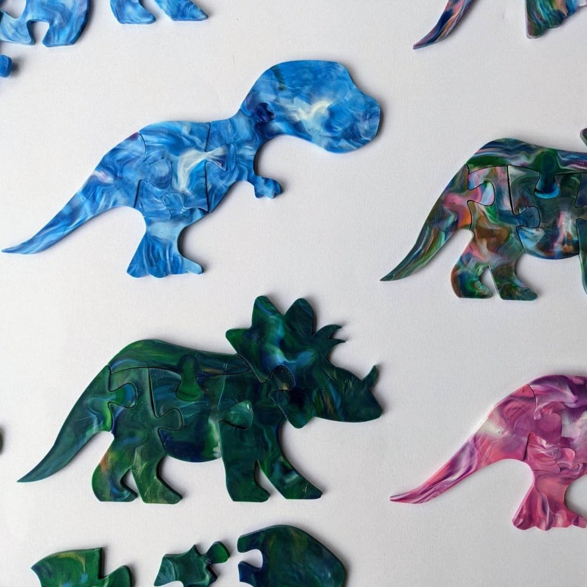 Recycled Plastic Dinosaur Puzzle