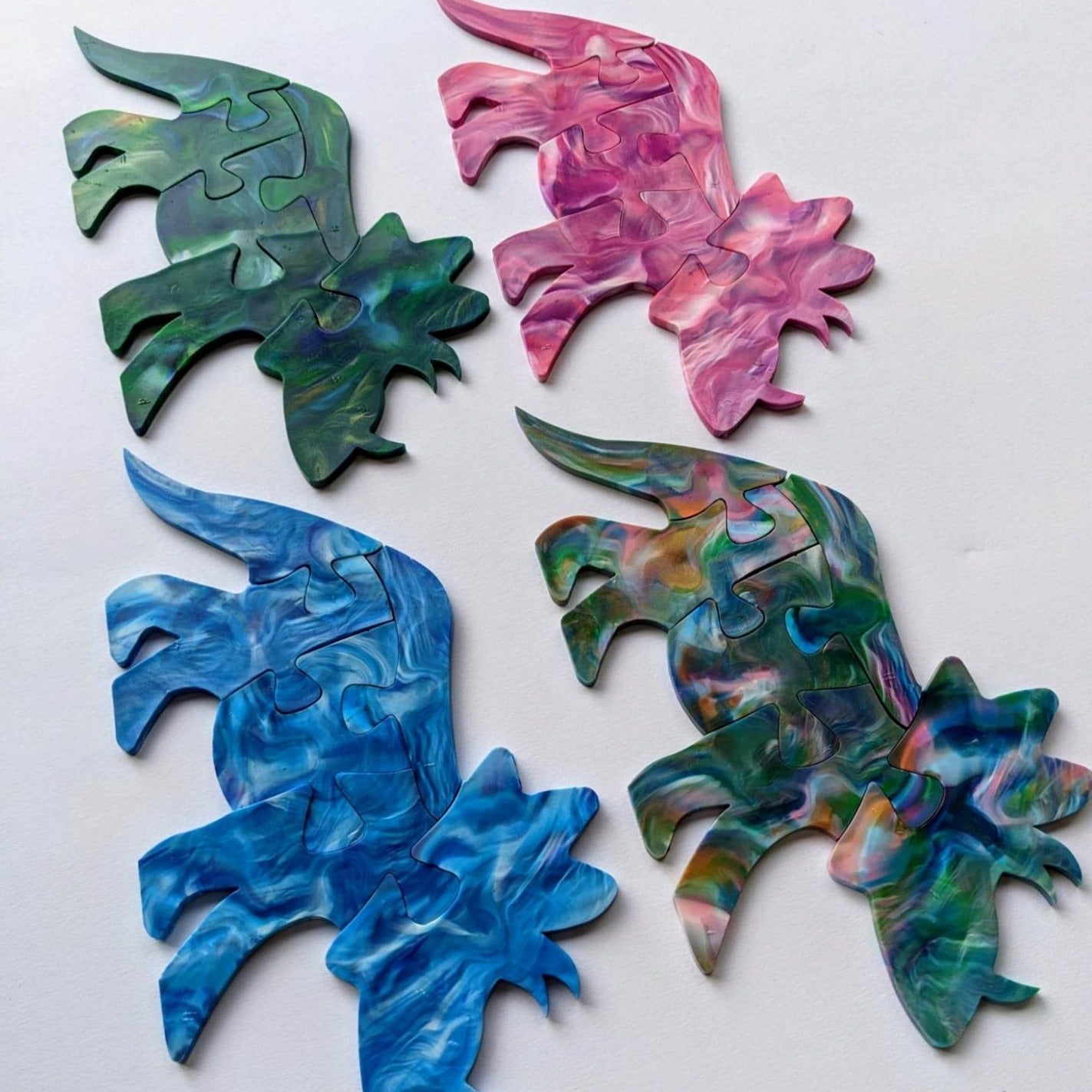 Recycled Plastic Dinosaur Puzzle