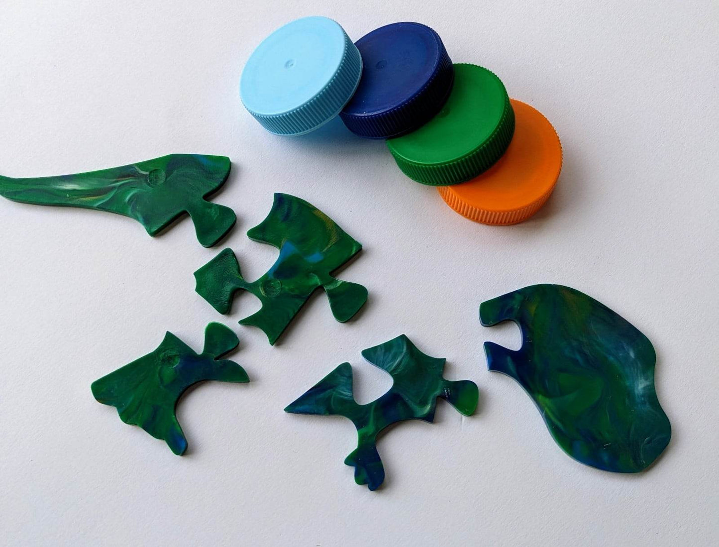 Recycled Plastic Dinosaur Puzzle