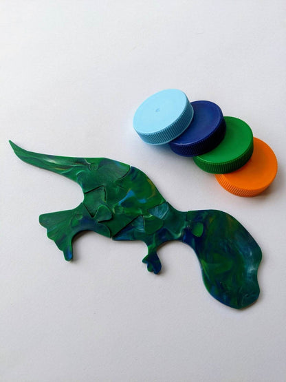 Recycled Plastic Dinosaur Puzzle