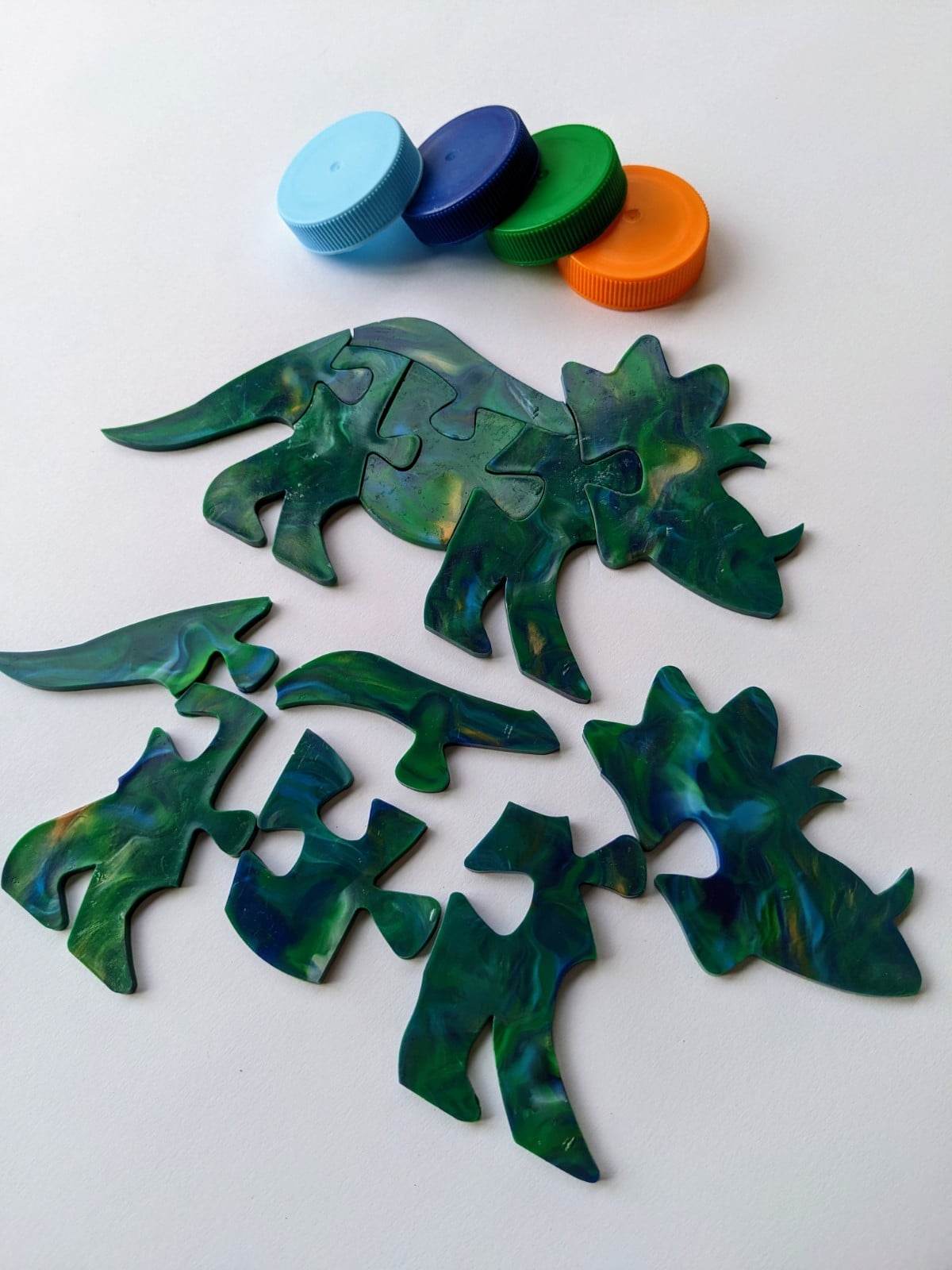 Recycled Plastic Dinosaur Puzzle