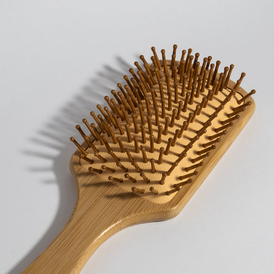 Large Bamboo Paddle Brush