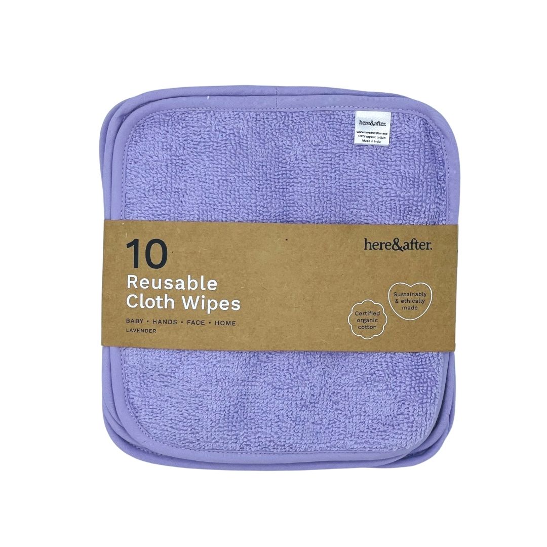 Reusable Organic Cloth Wipes