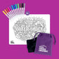 OUTER SPACE Re-FUN-able™ Colouring Set