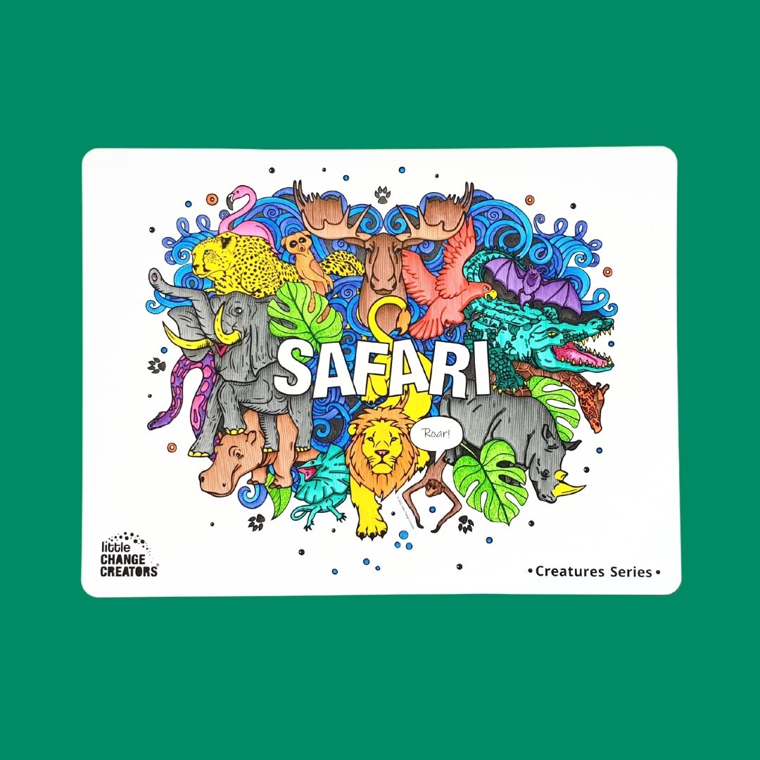 SAFARI Re-FUN-able™ Colouring Set (NEW!)
