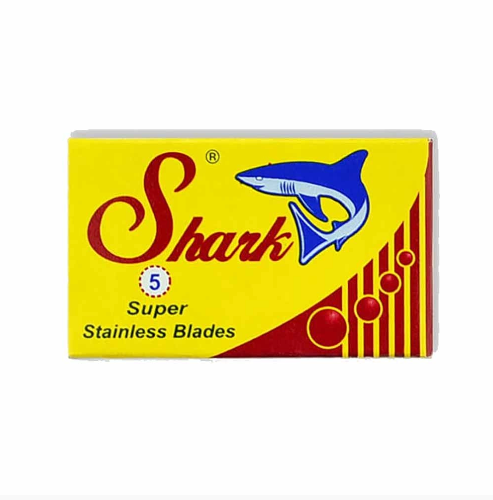 Shark Super Chrome Double Edge Safety Razor Blades, Pack of 100 - Banish